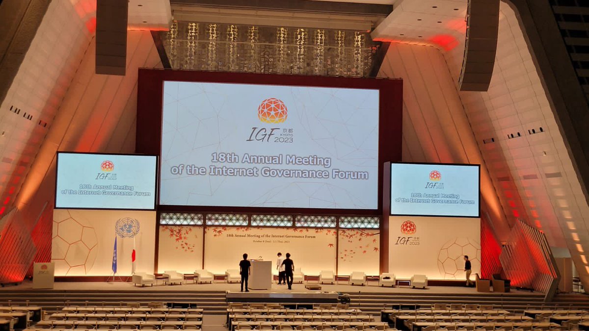 igfecuador's tweet photo. Todo va quedando a punto en Kyoto, Japón para el IGF 2023 más de 7000 inscritos este año. Un récord! @intgovforum @isocec @CISMOCorp @ecuahosting @EcuaWebcom @cveraq @ISOC_LAC https://t.co/KYTwKqtD8e