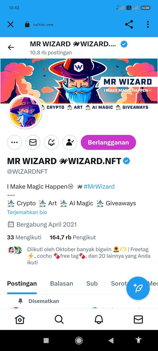 NazlaAngan67164's tweet photo. @crypto_inez @WlZARDNFT Done https://t.co/c1PMtVx5Ru