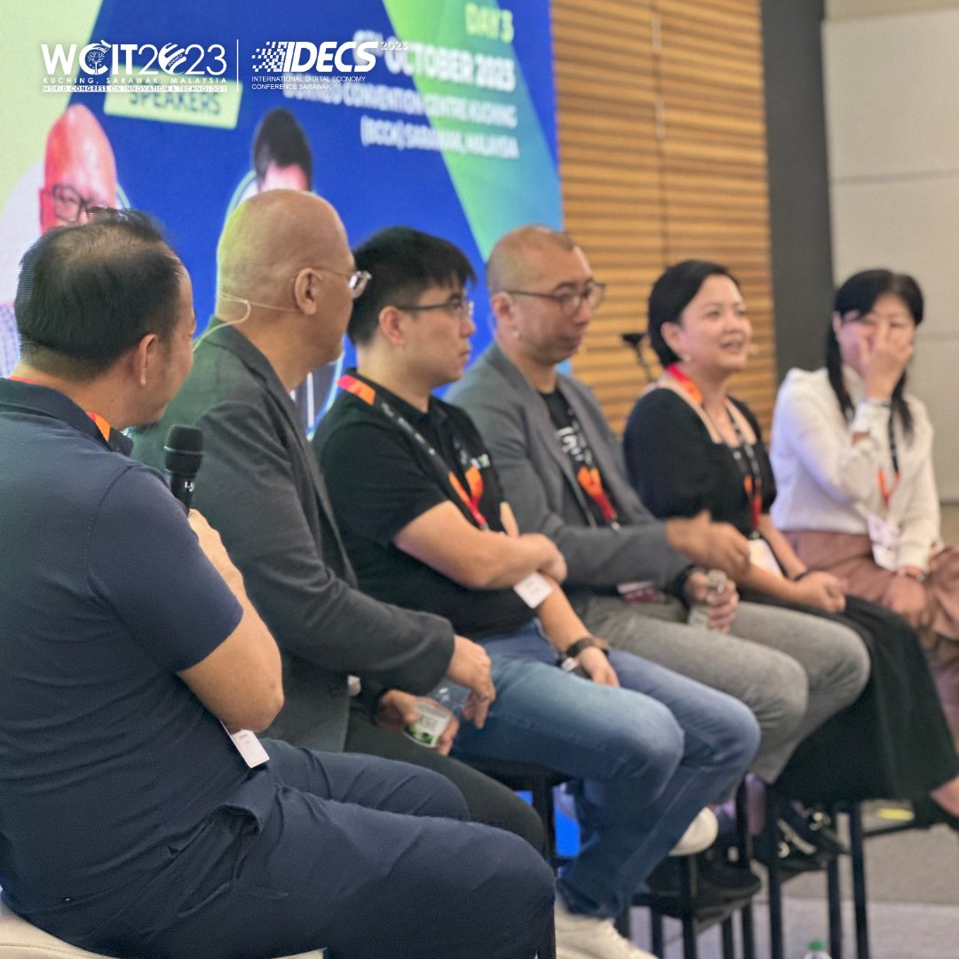 WCITIDECS2023's tweet image. Witnessing the Level-Up Stage, the panel discussion titled &quot;Future of Asian Startups&quot; brought together five influential voices in the Asian startup landscape sharing a stage to paint a picture of the evolving startup landscape in the region.

#WCITIDECS2023 #WCIT2023 #IDECS2023