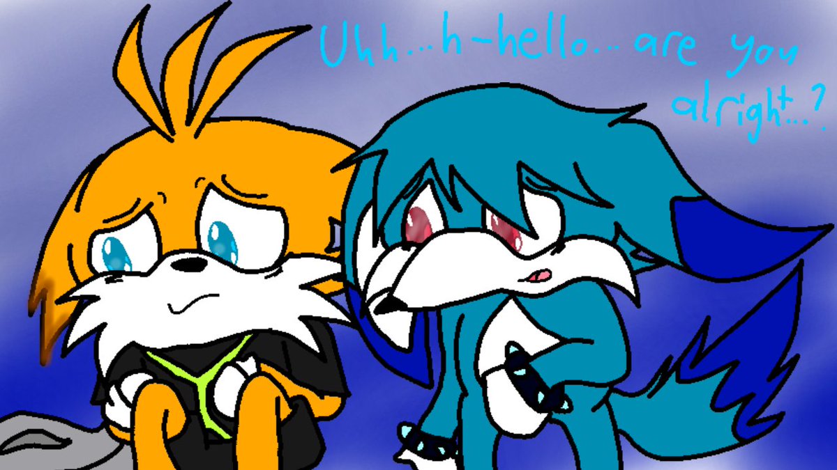 RockyStone99's tweet photo. #Kittailsweek2023 day 2 ~ Alternate Universe/Hello
I ship Kitsunine ^^ #kitsunamithefennec #milestailsprower #ninesonicprime #ninetailsprower #kittails #kitsunine https://t.co/tI0Gjs2akK