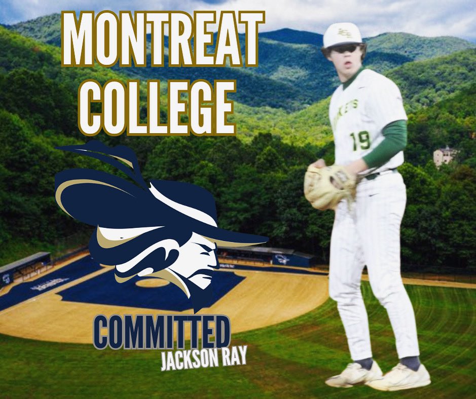 Congratulations to our RHP 🚀⚾️<a href="/Jackson22468812/">Jackson Ray</a> on his commitment to <a href="/MontreatCavBase/">Montreat College Baseball</a>! 
Well deserved! 
<a href="/asheville/">The Citizen Times</a> <a href="/zacharyahuber/">Zachary Alan Huber</a> <a href="/Chris_Womack/">Chris Womack</a> <a href="/WLOS_13/">WLOS</a>