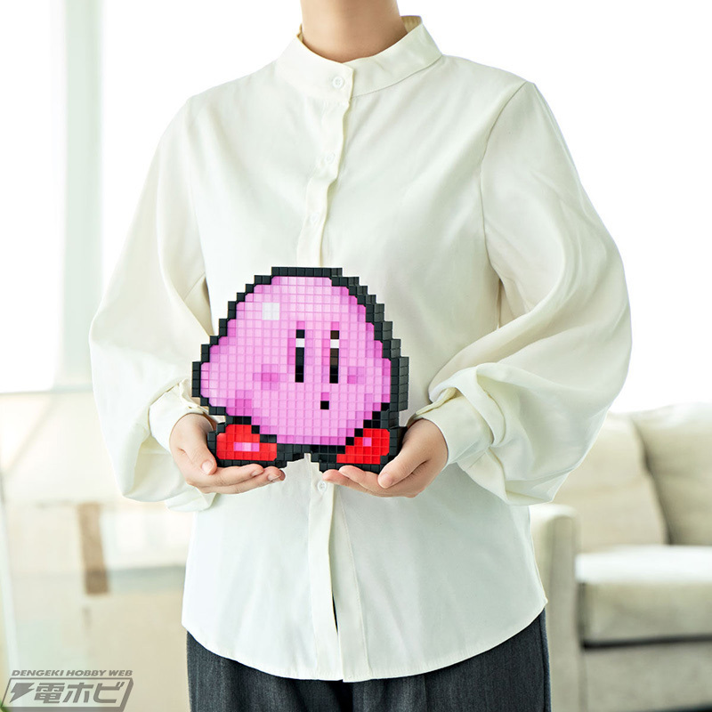 hobby_magazine's tweet photo. 『星のカービィ スーパーデラックス』よりカービィのルームライトが登場！ドット数までほぼ忠実に再現！

https://t.co/uk9ygCYynU

#星のカービィ https://t.co/hO4i95h8Fo