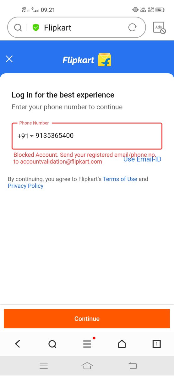indeepak1's tweet photo. @flipkartsupport

My Flipkart account has been blocked 
   Hi sir
My flipkart Account has been blocked. I never violate. its term of service or its privacy policy. Please Review My Account And I request to you that please unblock it. 
My Name =DEEPAK KUMAR
MOBILE NU = 9135365400 https://t.co/oVhdRAjBhk
