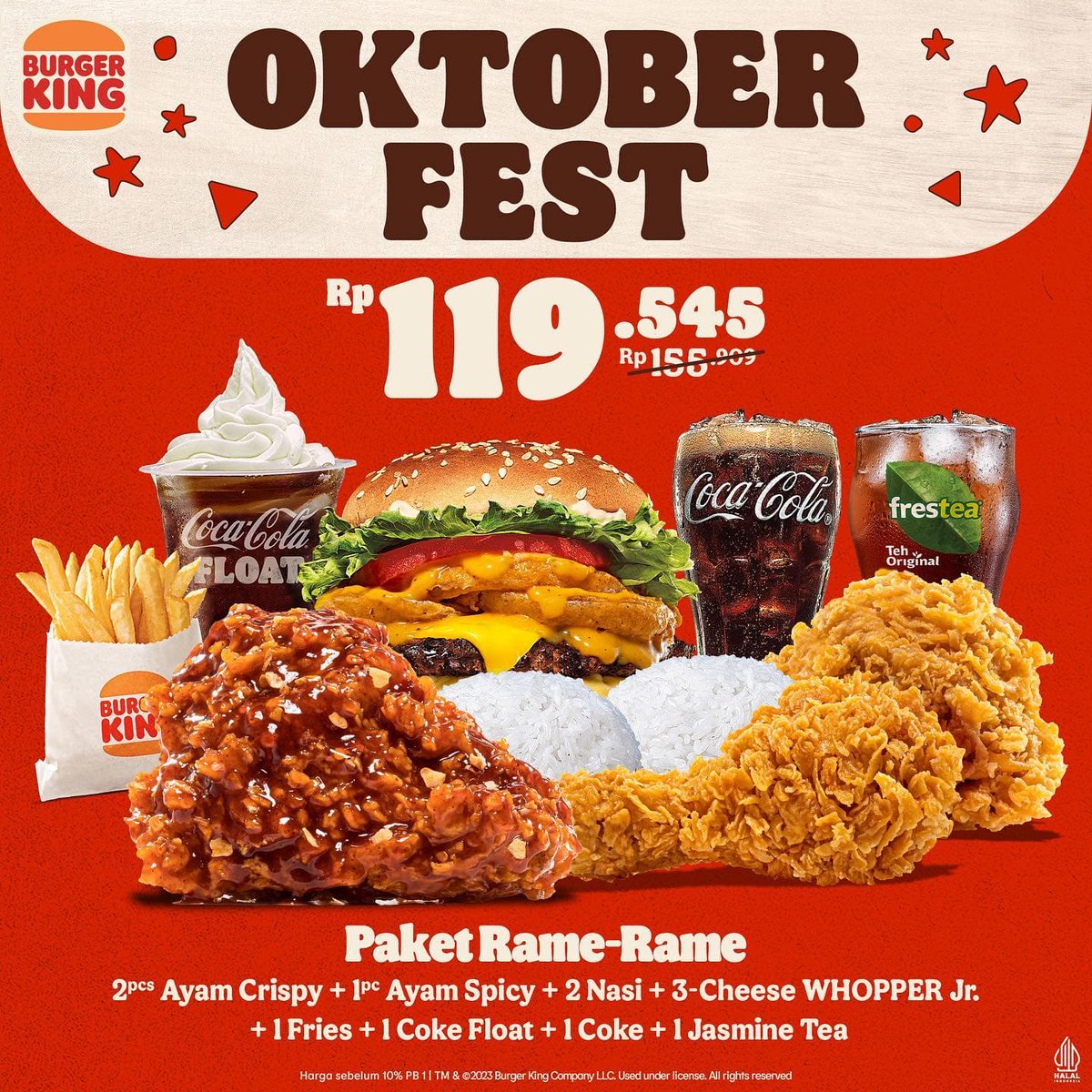 eDaunInspirasi's tweet photo. .
โฌ๏ฟฝ๏ฟฝ cek promo burger king di sini โฌ๏ธ
๐https://t.co/TGlmikcZMJ.
.
.
๐ท @burgerking.id
.
#oktoberfest #promooktober #burgerking #promohemat #HematId #bandingkanhematnya
https://t.co/uJFf1w4lXo https://t.co/QDuIH3Pki2