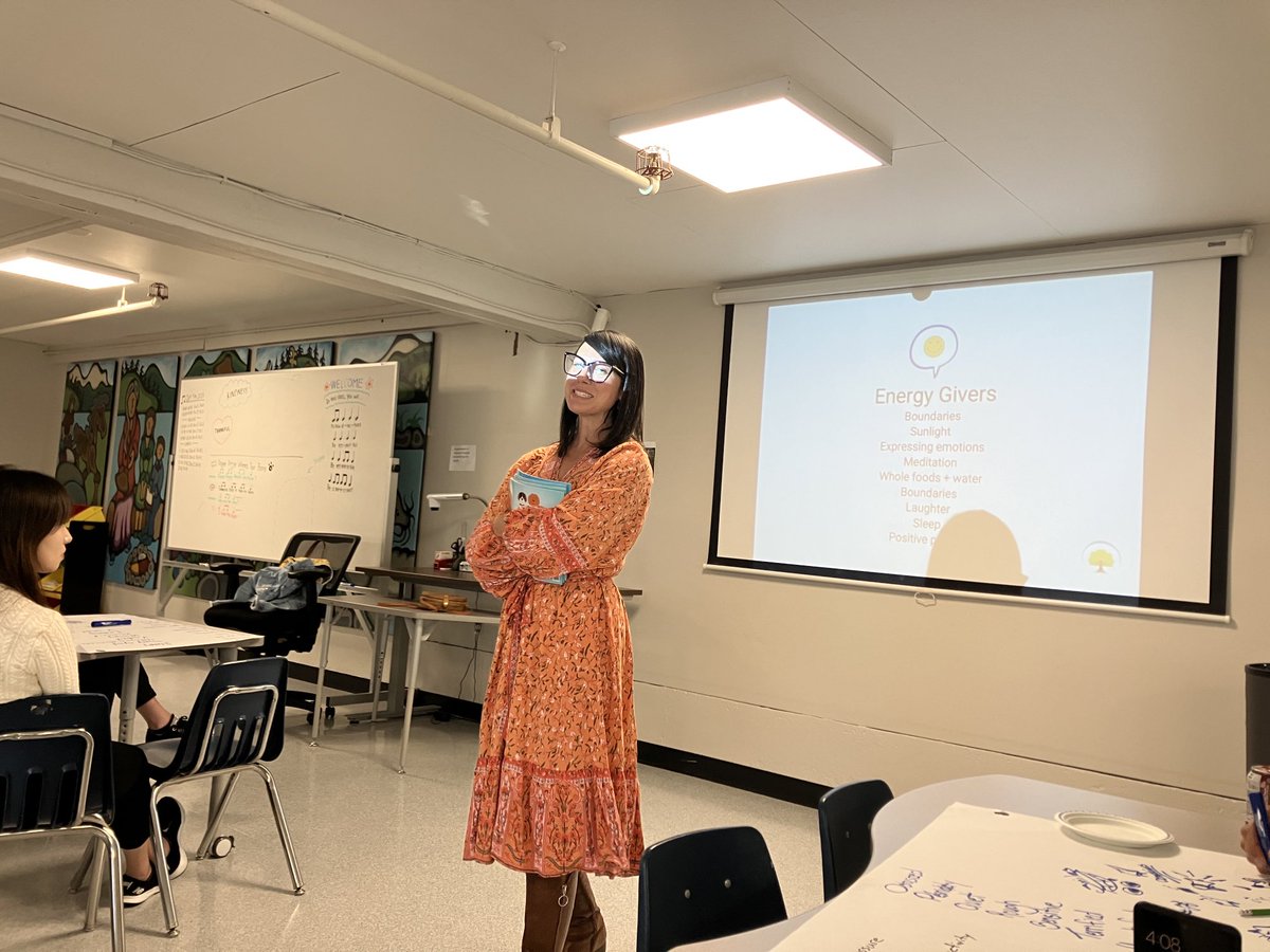 At our staff meeting today we had the chance to listen and learn from Angela Murphy on how we can improve wellness for staff and students. Thankful for the support from the Abbotsford Community Foundation and ⁦<a href="/SPCanada/">Samaritans Purse CAN</a>⁩