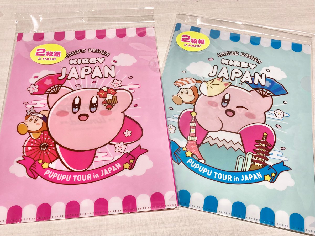 ✨新入荷✨ 【#星のカービィ】 「ご当地クリアファイル 2枚組セット