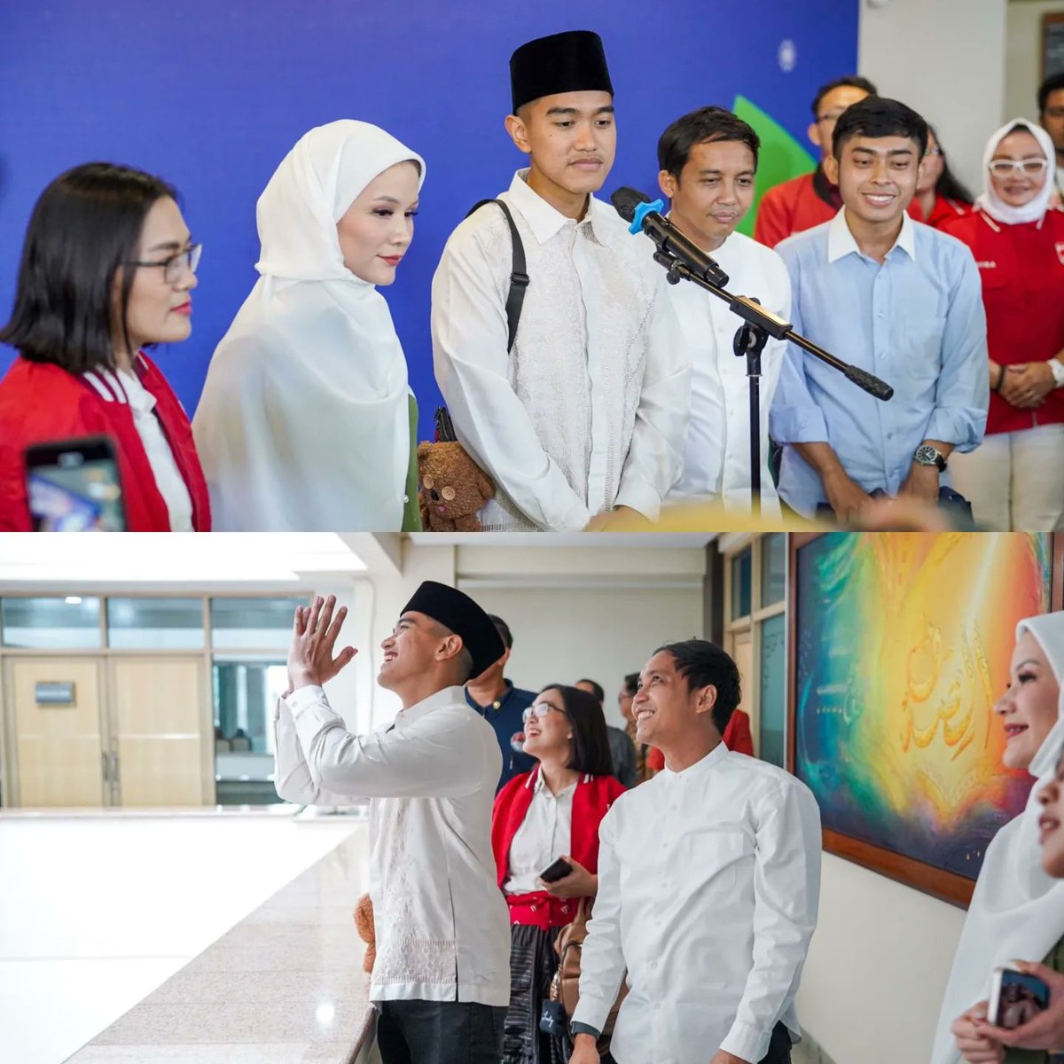psi_id's tweet photo. Singgah di Kota Gudeg! Ketua Umum DPP PSI Mas Ketum Kaesang Pangarep bersilaturahmi dengan Ketua Umum PP Muhammadiyah Prof Haedar Nashir di kantor PP Muhammadiyah di Yogyakarta. 

Seusai pertemuan, Mas Ketum mengatakan, PSI sowan untuk untuk belajar sekaligus meminta nasihat supaya perjuangan yang dilakukan ini berkah. 

“Di dalam Prof Haedar memberikan wejangan terkait hubungan antara agama dan negara. Nasihat lain adalah pentingnya melakukan penghayatan terhadap Pancasila,” kata Mas Ketum.

Sementara, sebagai orangtua, Prof Haedar mengaku senang melihat anak muda berani terjun ke politik. 

“Energi ada pada generasi muda. Dulu KH Ahmad Dahlan meluruskan arah kiblat sampai membuat sekolah pertama pada rentang usia 21-30 tahun,” kata Prof Haedar. 

Sekjen DPP PSI Bro Raja Juli Antoni, Ketua DPP PSI Sis Danik Eka Rahmaningtiyas, dan sejumlah pengurus lain turut hadir dalam pertemuan.