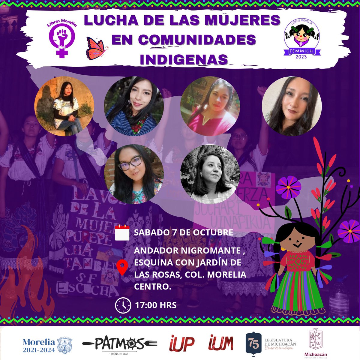 LibresMorelia's tweet photo. Estos serán algunos temas que habrá en la FEMMICH 💜 y muchos MÁS #libres #femmich #feminista https://t.co/UOKOsMLd0W