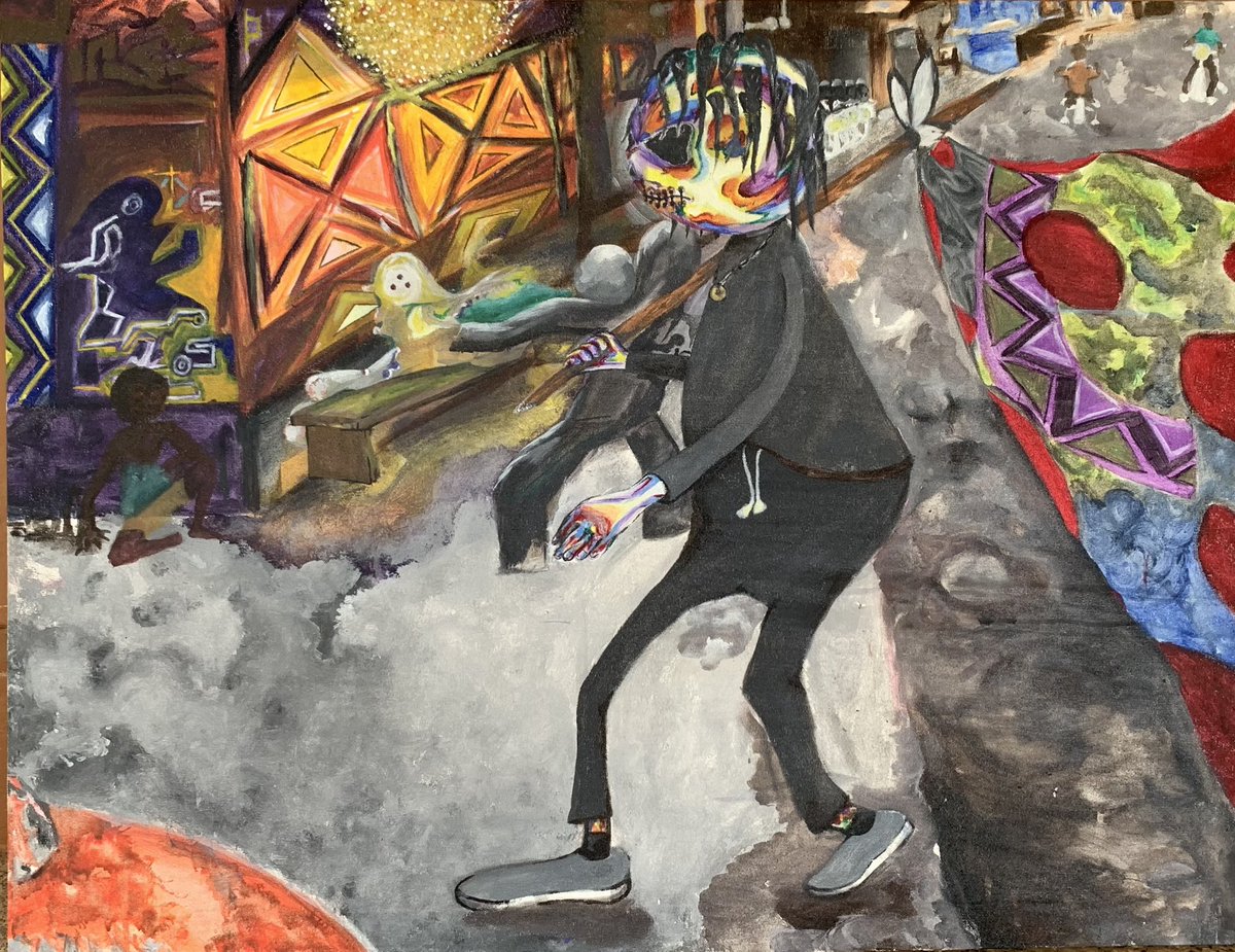 V00d00man's tweet photo. Hi I’m Christopher and this is the Voodooman’s art https://t.co/q7ZqgG9Xef
