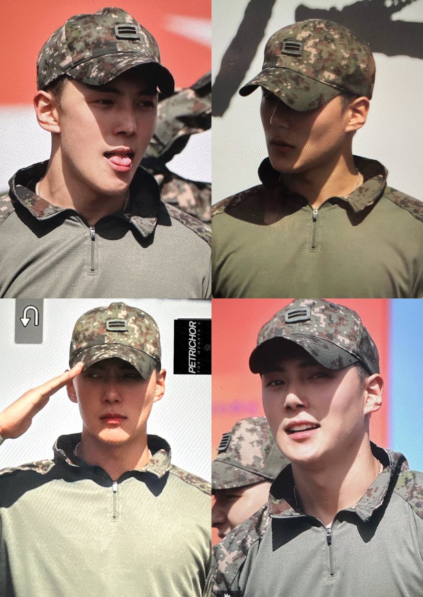 iqazaleh's tweet image. never seen a soldier so fine as minhyuk #민혁