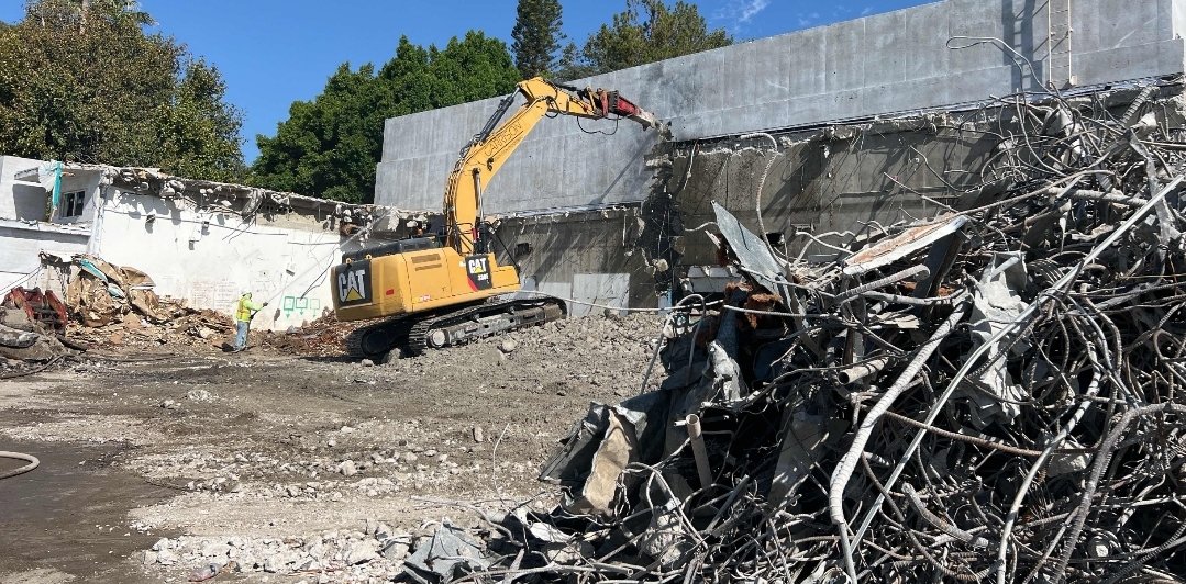 GarrisonDemoEng's tweet image. LAUSD - North Hollywood High School Demolition Project.
