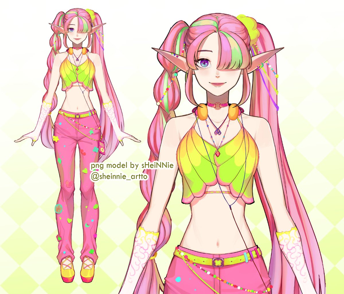 My current Live2D model which im planning to sell