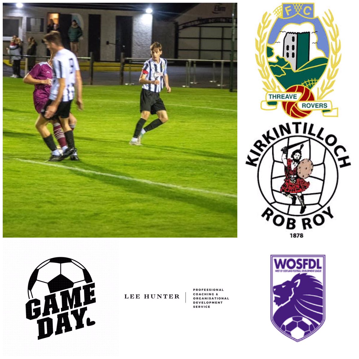 Rovers20s's tweet photo. ⚫️⚪️ Game Day 

🆚 Kirkintilloch Rob Roy U20’s

🏟 NorthWest Campus, Dumfries 

🕑 20.00 K.O

🎟 £3 Adults, U16’s Free

@OfficialWoSFDL @PlayerData https://t.co/wqEuO4XOZM