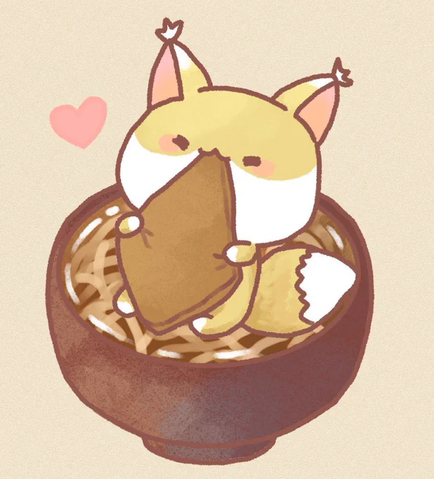 きつねとたぬき