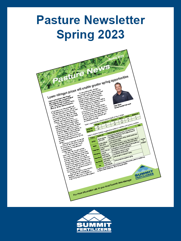 Catch up on the latest #summitfertz news in the Spring Pasture Newsletter.  Visit bit.ly/3F8zD53 to download👏
Summit Fertz Spring Broadacre Newsletter due out next week!