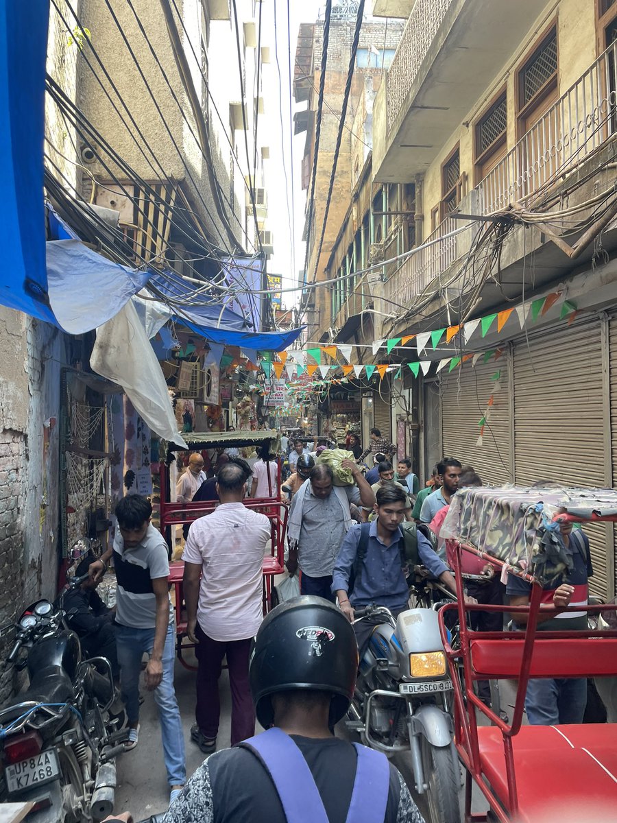 #Delhi’s #ChandniChowk area of the city. A great find. Get lost for hours. And we did!