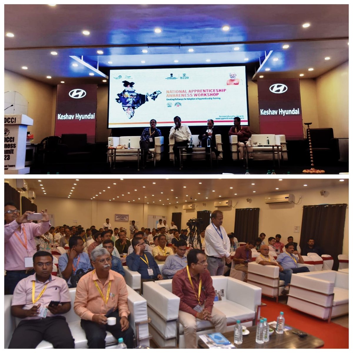 An overview of #NAPS/#Apprenticeship & it's benefit presented at the #IndustryMeet organised by Paschim Medinipur District Chambers of Commerce of Industry. The event held on 5th Oct graced by the SP & ADM of the district. @MSDESkillIndia @dpradhanbjp @NSDCINDIA @nsdciofficial