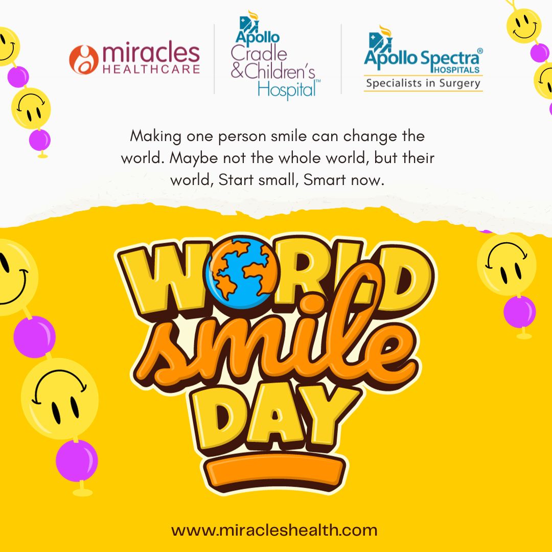 Keep smiling, it's World Smile Day! 😃 Let's spread positivity, kindness, and joy one smile at a time. Share your brightest smile today and make someone's day a little brighter!

#WorldSmileDay #spreadjoyandhappiness #keepsmiling #miracleshealthcare #smile #positivity #happiness