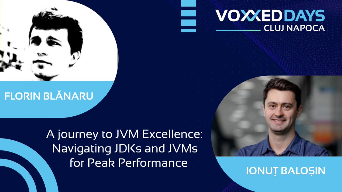 Voxxed Cluj Napoca (@voxxedcluj) on Twitter photo Tuning a JVM is a difficult task, especially because there are many tuning flags to choose from, and the performance depends on the environment, workload, etc. Join their session and find out more from <a href="/ionutbalosin/">Ionut Balosin</a> and <a href="/gigiblender/">Florin Blanaru</a> , here: romania.voxxeddays.com/a-journey-to-j…
#itwillbefun Tuning a JVM is a difficult task, especially because there are many tuning flags to choose from, and the performance depends on the environment, workload, etc. Join their session and find out more from <a href="/ionutbalosin/">Ionut Balosin</a> and <a href="/gigiblender/">Florin Blanaru</a> , here: romania.voxxeddays.com/a-journey-to-j…
#itwillbefun
