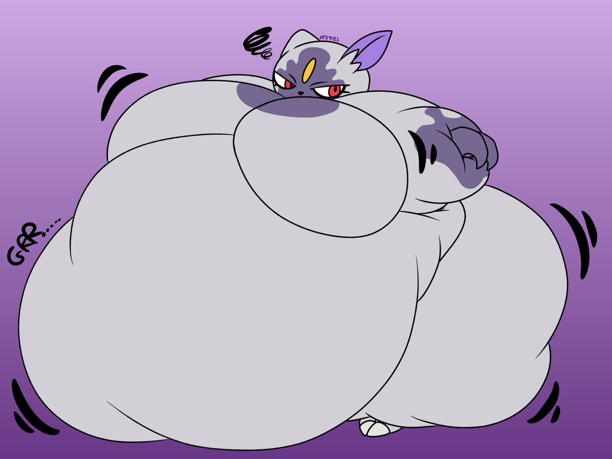 AtomicsPC's tweet photo. Also to celebrate my glorious return here’s a paid art I forgot to post. A fat Hisuian Sneasel for @cutemonhex! Enjoy! https://t.co/6S1VAmYaGJ