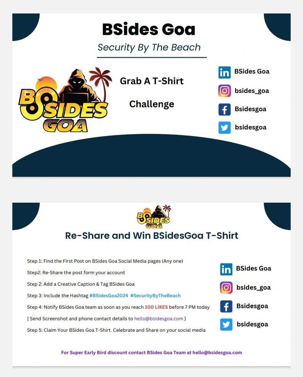 BSides Goa tweet media