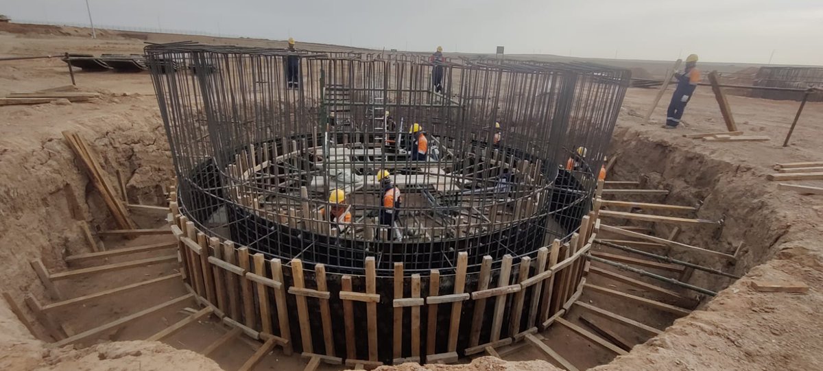 MEIL_Group's tweet photo. The pics here show #MEIL teams carrying out steel fixing works for the tanks at Mongolia's first greenfield oil #refinery, the #MongolRefinery.
#Mongolia #FirstGreenFieldRefinery #CrudeOil #oilandgas #oilrefinery https://t.co/n69WwOi8u1