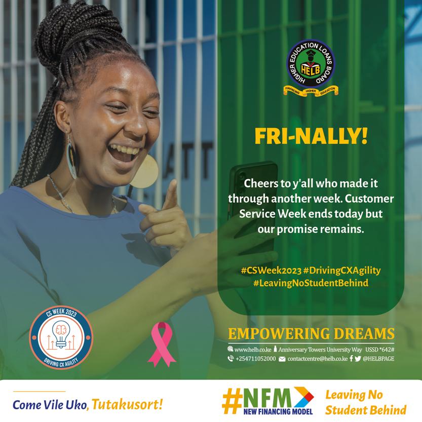 Friday is back! Rest from the work week and in the promise of fair, equitable higher education financing with #NFM.
#CSWeek2023 #DrivingCXAgility #LeavingNoStudentBehind