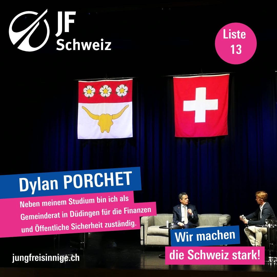 FdpSense's tweet photo. Dylan Porchet 2x auf den Wahlzettel für den Nationalrat setzen! https://t.co/IwYrWRtoKy