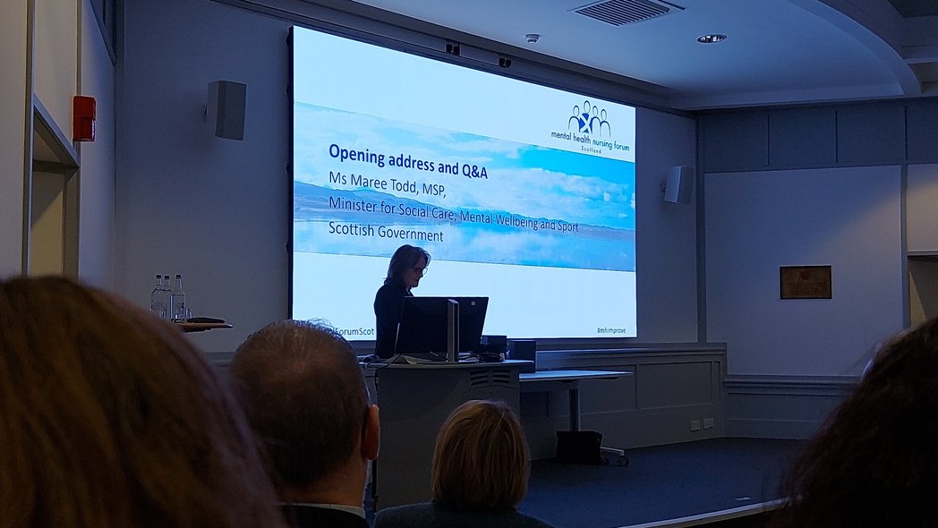 jennie young💙 (@gowiththat27) on Twitter photo Thrilled to be at the first post pandemic <a href="/MHNForumScot/">Mental Health Nursing Forum Scotland</a> #mhimprove #MHNFS
An important and emotional day.
<a href="/NHSForthValley/">NHS Forth Valley</a> <a href="/aimsterkidd/">Aimee Kidd</a> <a href="/hazybazel/">hazel 💗</a> @Shumela_MDofRLP <a href="/Lindamcauslan/">Linda McAuslan</a>
Excellent opening address by <a href="/MareeToddMSP/">Maree Todd</a>
Remembering incredible legacy of <a href="/jonnybaldy/">Johnathan MacLennan</a> today Thrilled to be at the first post pandemic <a href="/MHNForumScot/">Mental Health Nursing Forum Scotland</a> #mhimprove #MHNFS
An important and emotional day.
<a href="/NHSForthValley/">NHS Forth Valley</a> <a href="/aimsterkidd/">Aimee Kidd</a> <a href="/hazybazel/">hazel 💗</a> @Shumela_MDofRLP <a href="/Lindamcauslan/">Linda McAuslan</a>
Excellent opening address by <a href="/MareeToddMSP/">Maree Todd</a>
Remembering incredible legacy of <a href="/jonnybaldy/">Johnathan MacLennan</a> today