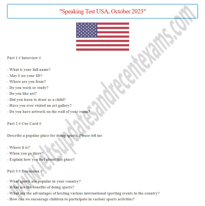 ielts_iuare's tweet photo. Actual IELTS Exam Speaking Test, October 2023, United States
Click Here For More Speaking Tests - https://t.co/D8CwGchp3h

#IELTS #Speaking #actual_speaking_test #IELTS_Speaking 
#ieltsspeaking #ieltsspeakingtips #ieltsspeakingtest #recent_exams https://t.co/Z7fSrAvnfY