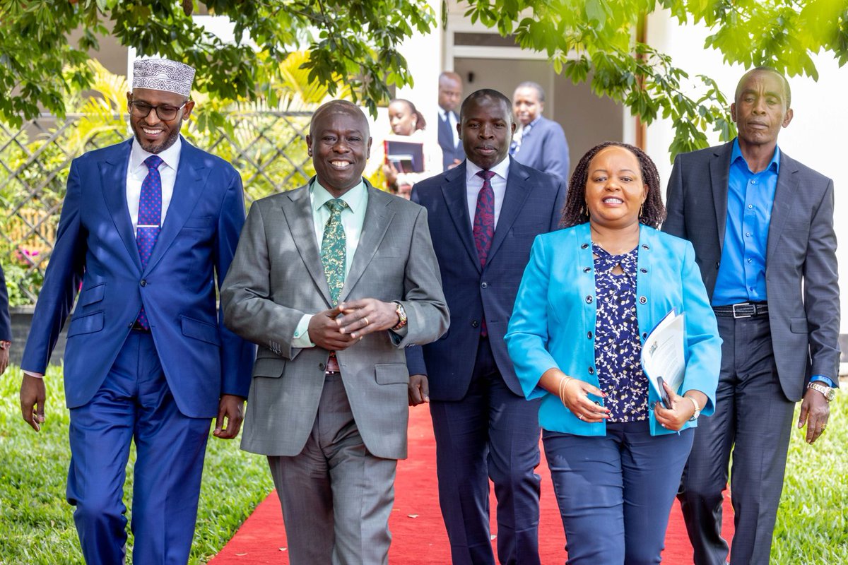 rigathi's tweet photo. As we enter the last Quarter of 2023, it is important to review the progress of our work and identify the necessary adjustments for timely, efficient, and effective delivery of service. 

I am Chairing the 21st Ordinary Session of the Intergovernmental Budgetary Economic Council at the official Residence in Karen, Nairobi.