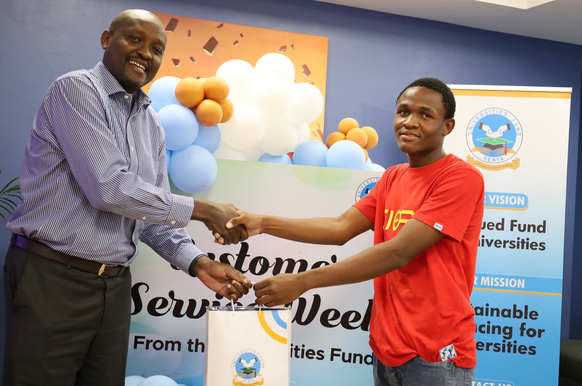 UFKenya's tweet image. It was a pleasure having the winners at our office today. Our CEO, Geoffrey Monari, presented the gift hampers to the winners. 
Happy Customer Service Week to you all, and thank you to all those who participated! #CSWeek2023 #DrivingCXAgility