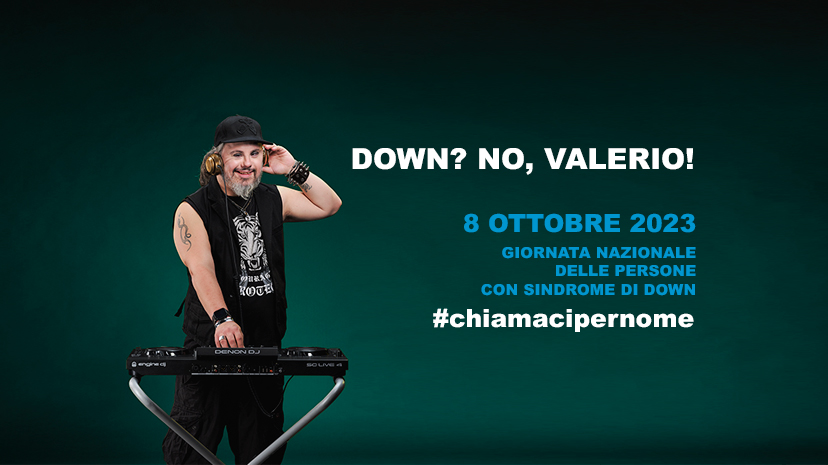 Ha la sindrome di Down, ma si chiama Valerio. Appassionato di musica è un DJ, con la sua attrezzatura professionale fa ballare la gente nei locali.  Ogni nome ha la sua storia da raccontare
#chiamacipernome #gnpd2023