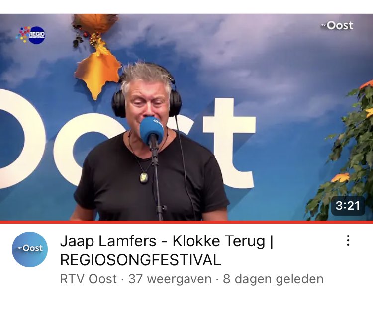 Stem Jaap naar het regiosongfestival
Met het liedje Klokke terug. Ga naar: exploratio.nl/intake/aa/regi… <a href="/HarroWimmenhove/">Harro Wimmenhove</a> <a href="/JaapLamfers/">Jaap Lamfers</a>