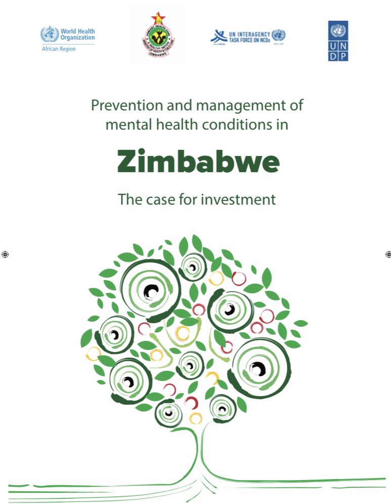 KulikovUNIATF's tweet photo. 📣 Published: Investment case on #mentlahealth in Zimbabwe 🇿🇼.
 
It demonstrates that country’s economy loses 0.6% GDP due to #mental, neurological and substance use conditions such as #depression, anxiety, psychosis, bipolar disorder, #epilepsy and alcohol🍷 use disorder.
 
Investments in clinical and prevention measures will save over 11.000 lives and generate $689 million in savings over the next 20 years. https://t.co/NhQC6Qrgdk