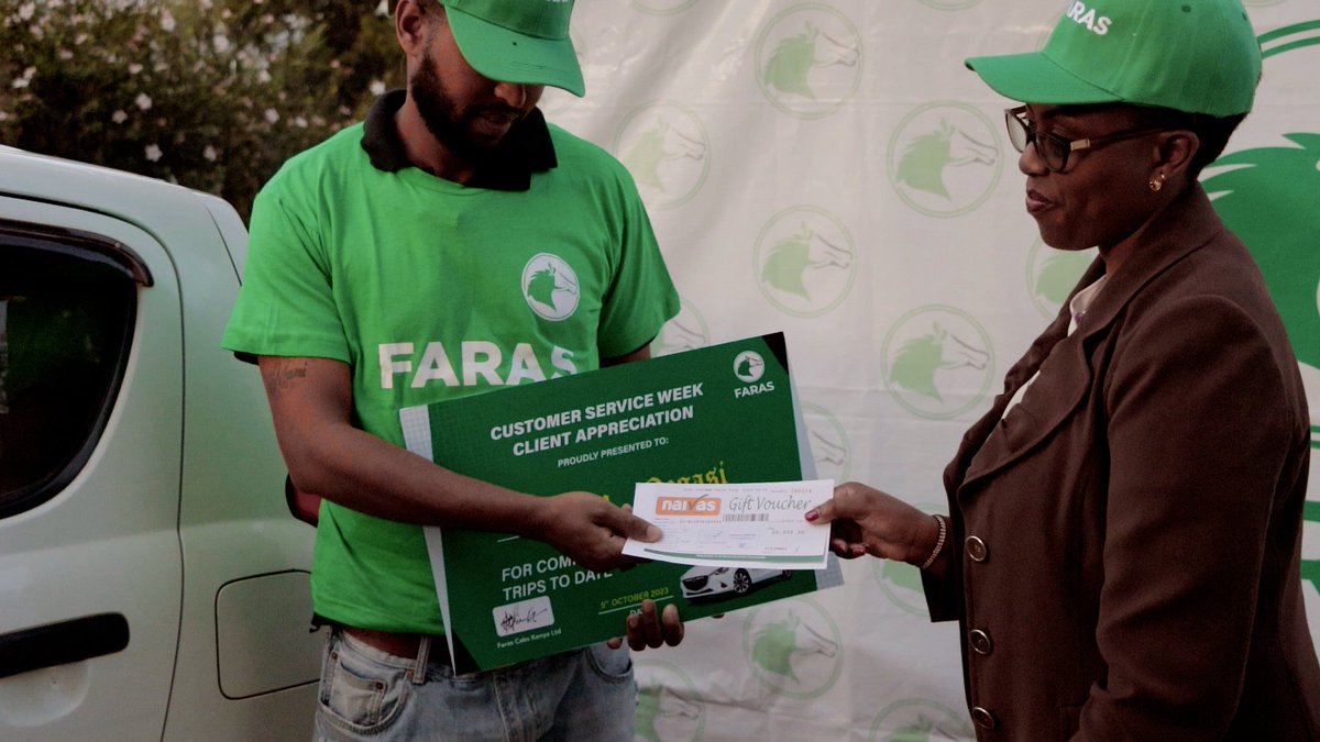 Remember, if you are heading to work or school,  let Faras Cabs be your partner in achieving those weekly goals. They got your commute covered

#FarasLoyaltyAwards