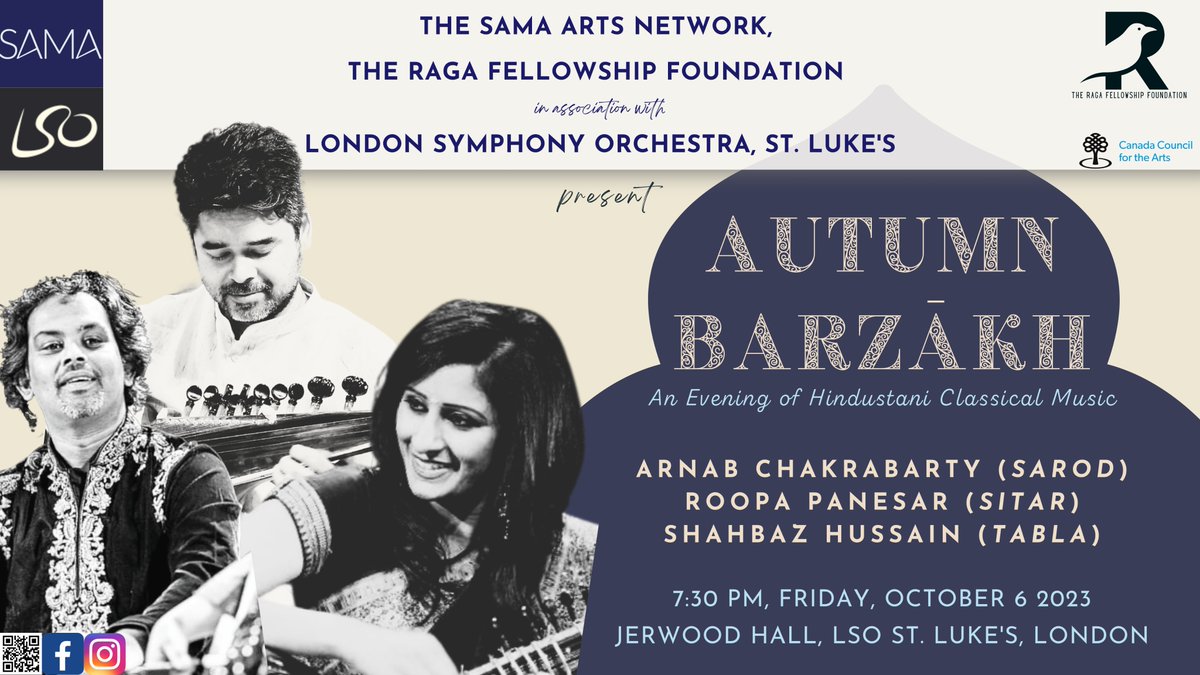 Looking forward to this fab trio playing tonight at the beautiful St Luke's - tickets still available: lso.co.uk/whats-on/autum…