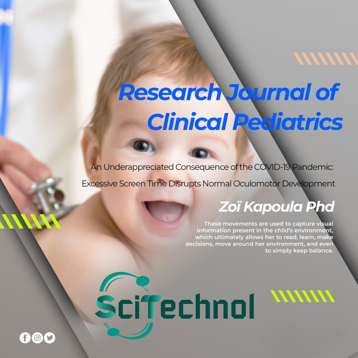 Research Journal of Clinical Pediatrics is excited to announce that we are currently accepting submissions for publication! 🔖Share your groundbreaking research in #PediatricMedicine with the world. Submit your article today!

Ps: shorturl.at/ekxGI
#publicationopportunity