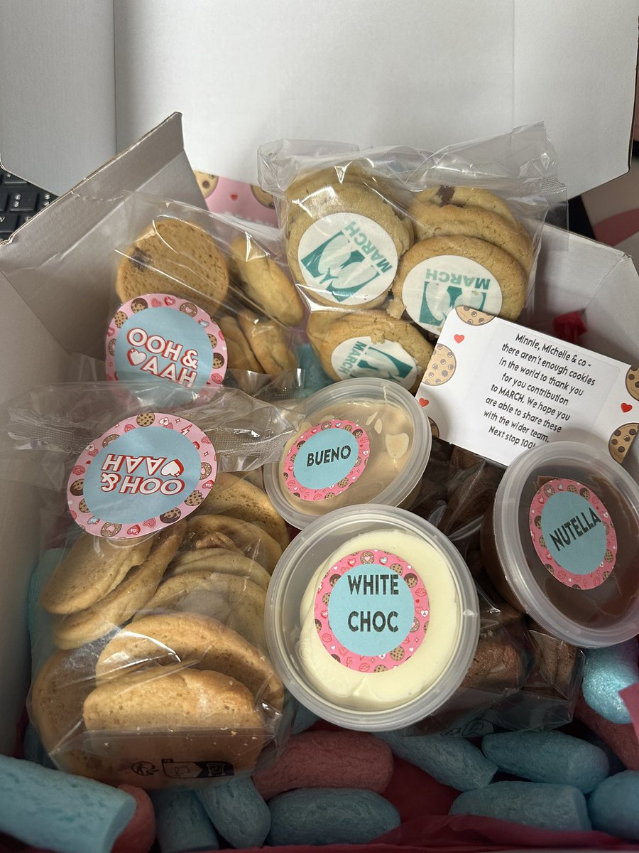 minniesmg's tweet photo. Thank you so much @MARCH_trial for the treat and the appreciation for our hard work here at @ResearchUhnm. Will definitely share these with our hardworking Physiotherapists in Critical Care. Working towards 100 patients😀 https://t.co/hN0Uqp3utR