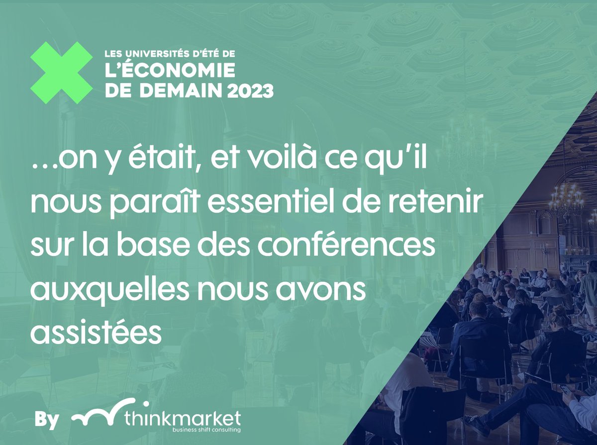 Thinkmarket_'s tweet image. #Event 🗓 | Découvrez les enseignements que nous avons observés et qu'il nous paraît essentiel de retenir suite à notre présence à la 5e édition des #UEED2023 👇
Si vous souhaitez en savoir plus, contactez-nous ➡️thinkmarket.fr/actualite/univ…… 
#itstimetoshift