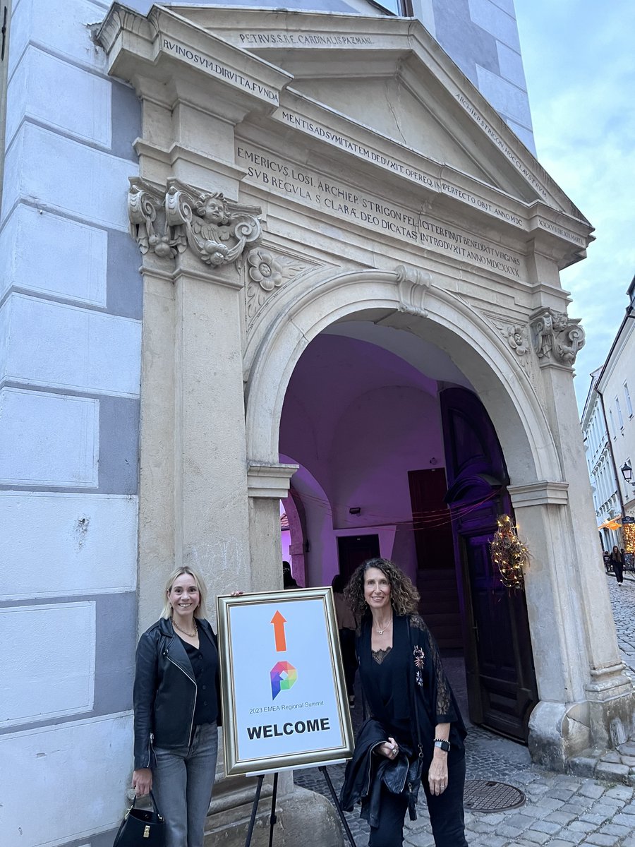 KISStalk's tweet photo. The 2023 EMEA @PROIWorldwide  conference has thrilled with a packed agenda full of all things #AI and work sharing - followed by a networking evening in the stunning Klarisky church ✨

Huge thanks to our PROI Worldwide partners and our Bratislavan hosts @SeesamePR 🤩