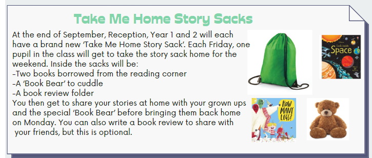 cradle_hill's tweet photo. 📚Look out for our new story sacks coming home with children in Reception, Year One and Year Two. We hope this will continue to foster a love of reading for our children and we are sure they will be excited to share new stories at home with you!📚#Craldhill #readingforpleasure https://t.co/hutNDBDVBe