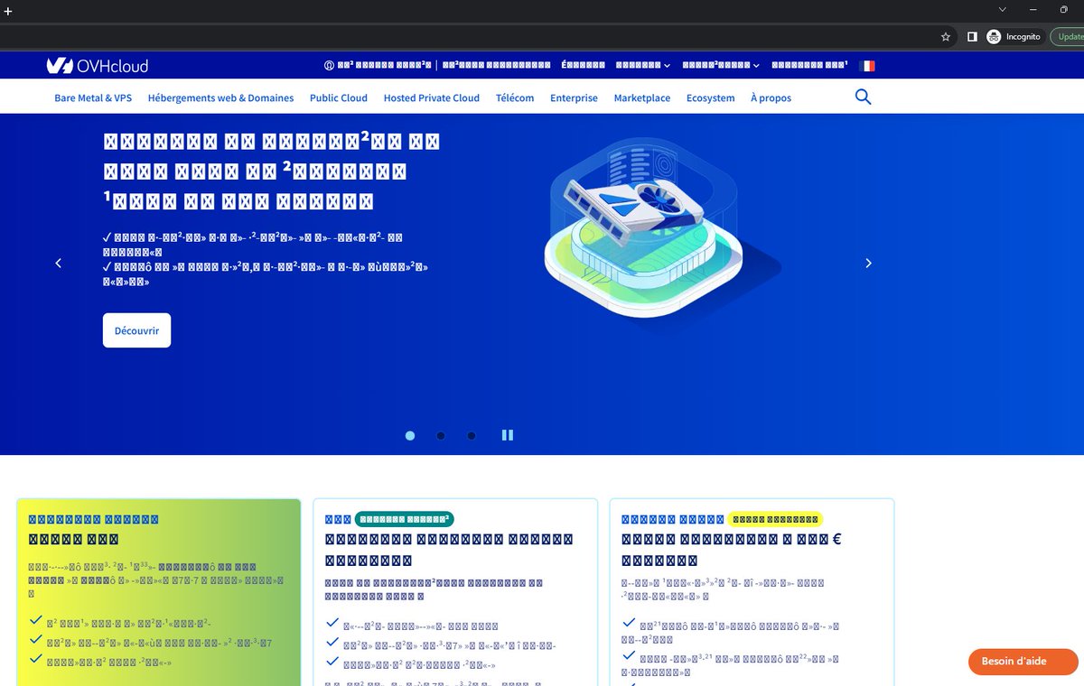 LombatQuentin's tweet photo. Il y a que moi qui ai ca aujoud'hui sur ovh ? :D @ovh_support_fr https://t.co/WIJBlVLqnY