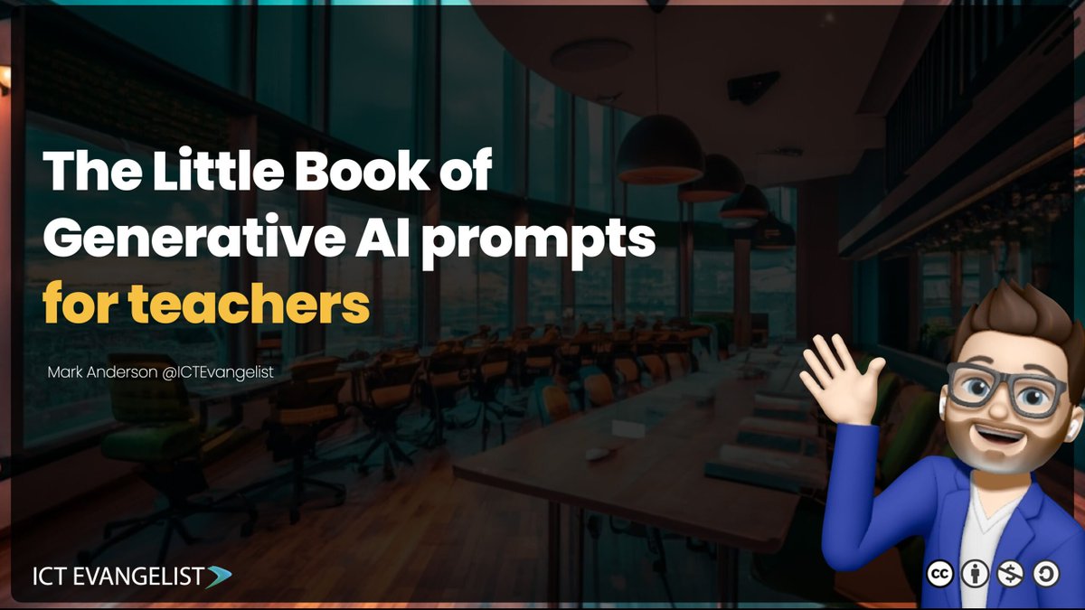 The Little Book of #GenerativeAI prompts for teachers Here it is, a compilation of my recent one-pagers with prompts for different subjects across the curriculum, global in outlook with helpful pointers for UK curricula too. The book includes prompts for most subjects and…