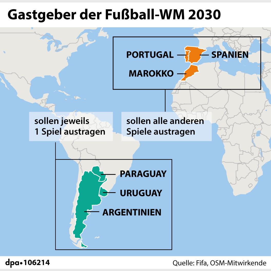 LPGjustJohnny's tweet image. Die FIFA sorgt dafür, dass die Fußball WM 2030 völlig sinnfrei auf DREI Kontinenten stattfinden wird und das nur, damit es 2034 weniger Konkurrenz für die Bewerbung von Saudi Arabien gibt.

Wie kalkuliert die FIFA dabei vorging erkläre ich in diesem Thread:
1/6