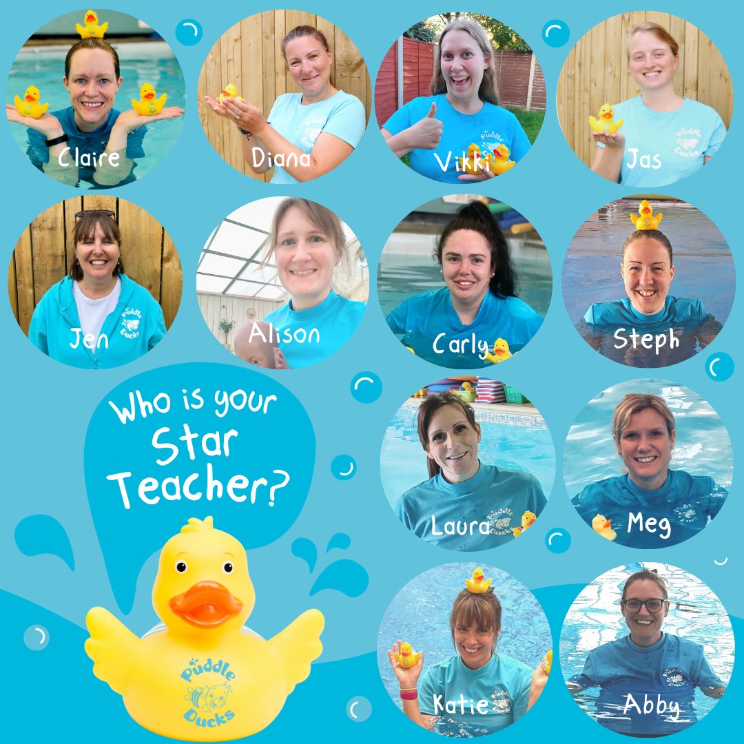 Does your baby or preschooler adore their swimming teacher? Nominate them to win our STAR Teacher Award. It's super easy to submit your nomination just visit: puddleducks.com/bbstarteacher #weappreciateyou #starteacheraward #swimmingteacheraward #puddleducks #babyswimming