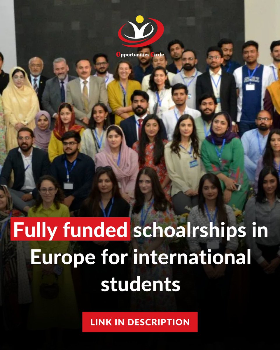 oppcircle's tweet photo. Erasmus Mundus Scholarships Europe 2024 | Fully funded
Apply here: https://t.co/itVSnQkHq9
Benefits:
Full tuition fee waiver
A monthly stipend
Travel allowance
Round-trip airfare.
#europe #scholarships #studyabroad #studyineurope #erasmus #opcircle https://t.co/yrY5xGBezK