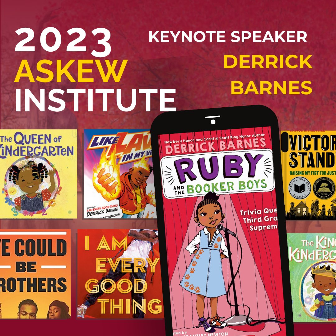 We can't wait to see you at the 2023 Askew Literacy Institute! Register today and discover new strategies to ignite literacy learning. bit.ly/Askew23 #AskewInstitute #TeacherPD
