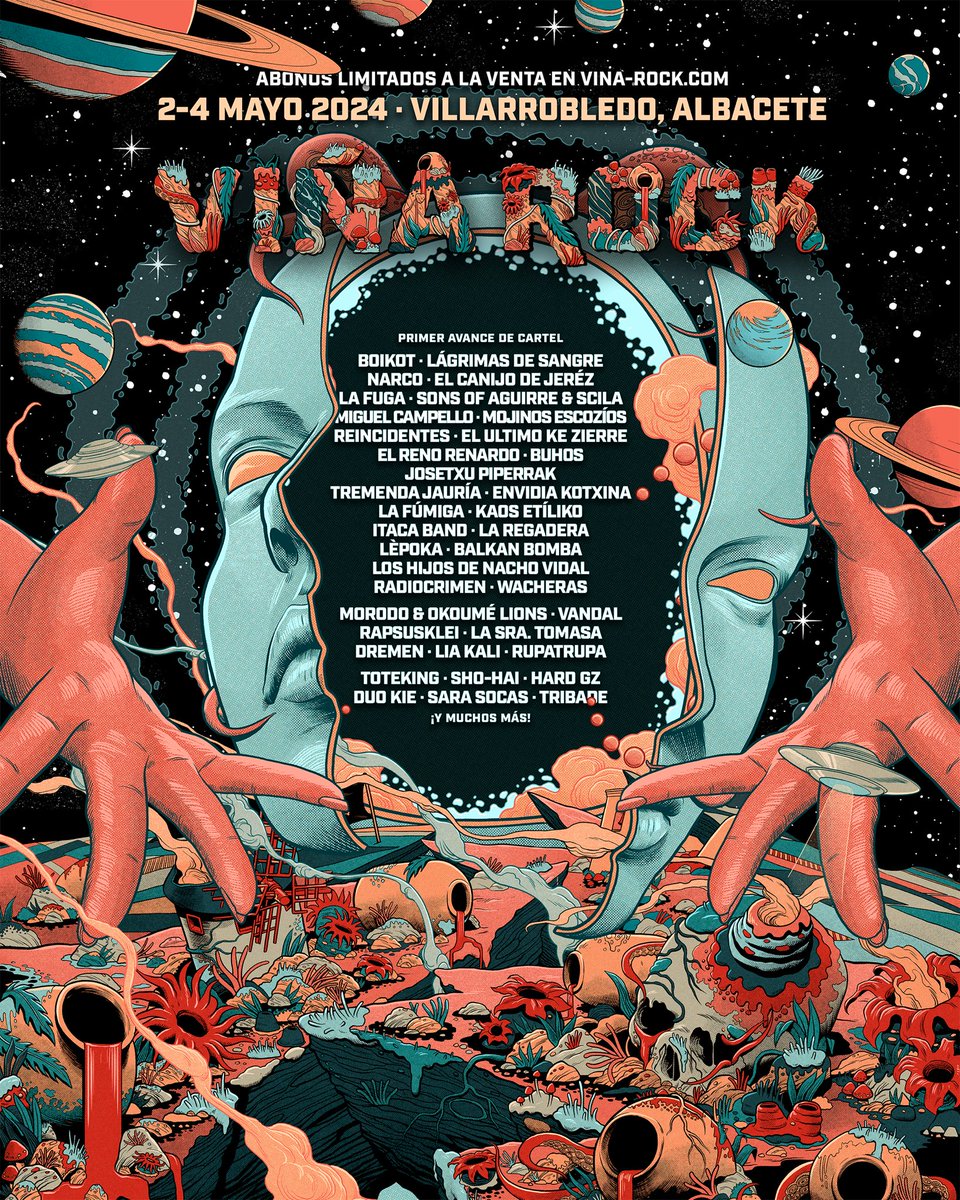 VinaRockOficial's tweet image. Ya tenemos primer avance de cartel familia 🤘🏼 Sorteamos 2 abonos para celebrarlo

- Dale me gusta a la publicación 
- Menciona al colega con el que vivirías Viña Rock 2024
- Comparte este post en historias

Sorteo hasta el lunes 9 de octubre a las 23:59h. 🔥