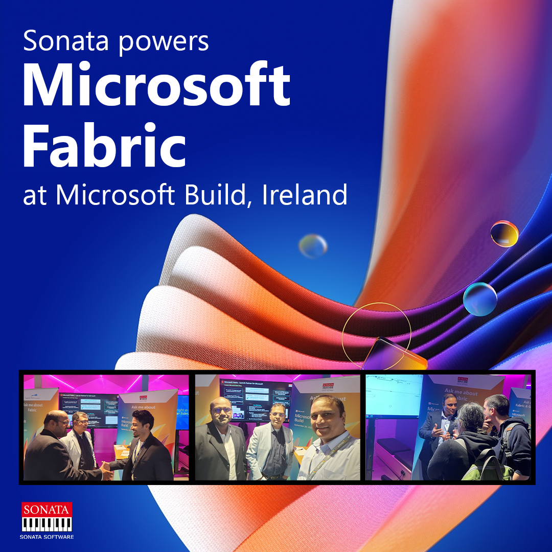 Sonata_Software's tweet image. Team Sonata had an awesome day at #MicrosoftBuild2023, held in Ireland.

#Sonata being a launch partner for #MicrosoftFabric was able to provide architecture level understanding and clarifications on future roadmap to #MicrosoftBuild attendees.